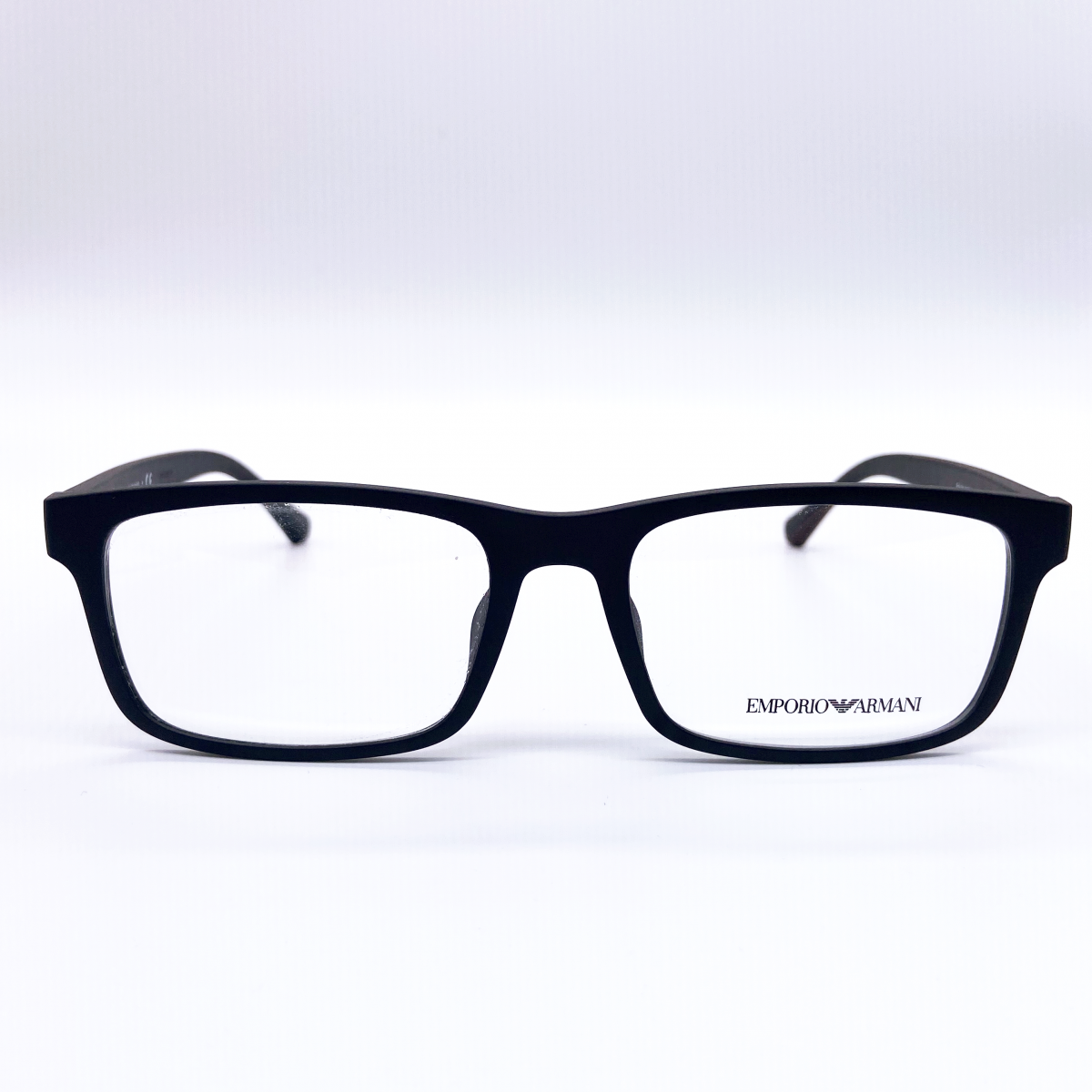 EMPORIO ARMANI - 黑色長方形眼鏡框 EA3130F 5042